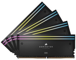 Corsair Dominator Titanium DDR5-6400, CL32, Intel XMP 3.0 - 64 GB Quad Kit, czarny
