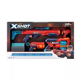ZURU X-SHOT Excel Hawk+Xcess+Fury4+...36585 47540