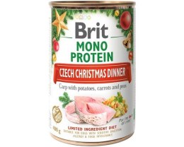 BRIT Mono Protein - czeski wieczór świąteczny - mokra karma dla psa - 400g