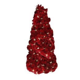 Ozdoba świąteczna w kształcie choinki Rossondoro - Czerwony, 50 cm