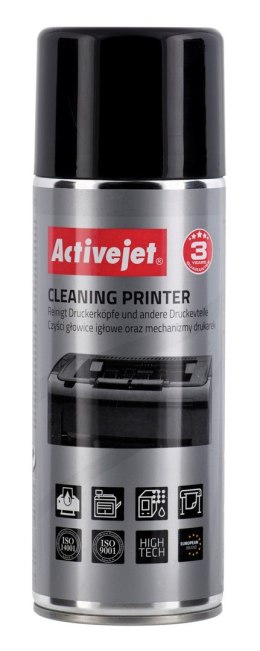 Activejet AOC-401 Preparat do czyszczenia drukarek, urządzeń (400 ml) Niezbędny w każdym biurze i każdym domu wyposażonym w druk