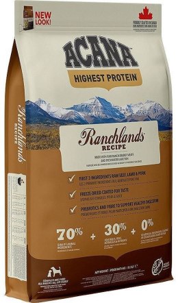 ACANA Highest Protein Ranchlands Dog - sucha karma dla psa - 6 kg