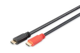 Kabel połączeniowy ze wzmacniaczem HDMI 1.4 High Speed 1080p60Hz FHD HDMI A/HDMI A M/M czarny 10m