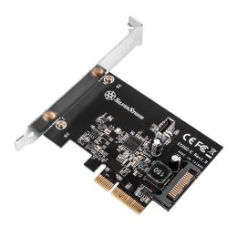 Silverstone SST-ECU02-E Karta adaptera USB, PCIe 3.0, 1x USB-C 3.1 wewnętrzna - niskoprofilowa