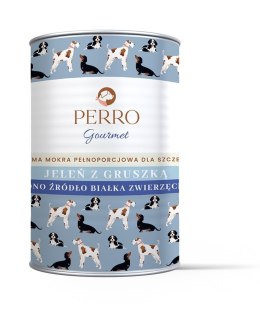 PERRO Gourmet Jeleń z gruszką dla szczeniąt 400 g