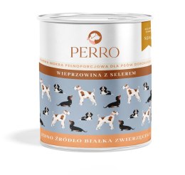 PERRO Wieprzowina z selerem dla psów dorosłych 850 g